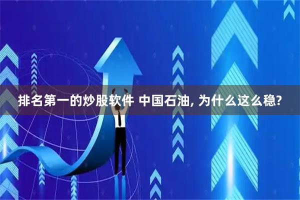 排名第一的炒股软件 中国石油, 为什么这么稳?